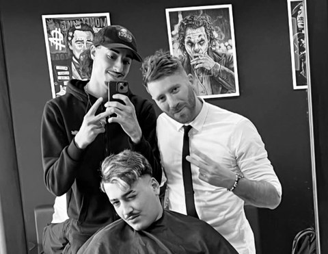 La crew della barberia